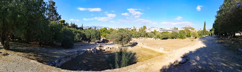 Athen Agora Panorama