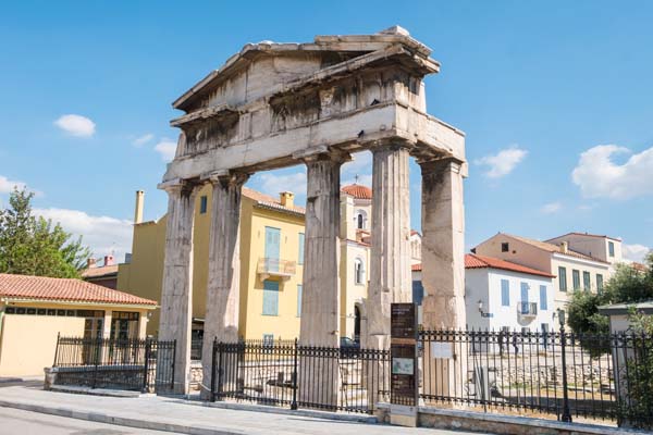 Athen Monastiraki Römische-Agora Tor der Athena Archegetis