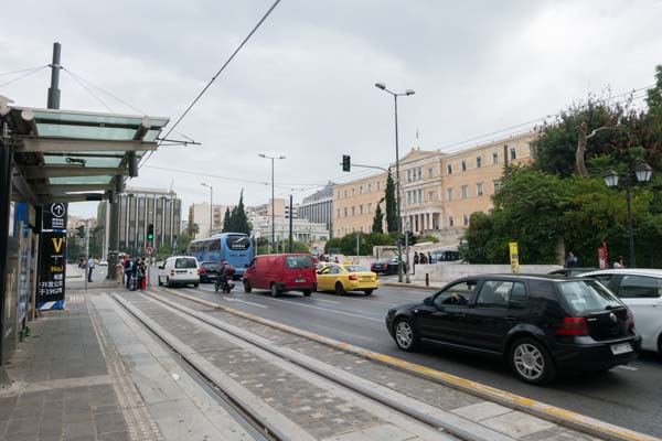 Athen Syntagma Tram-Station