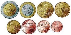 Griechische Euro Münzen