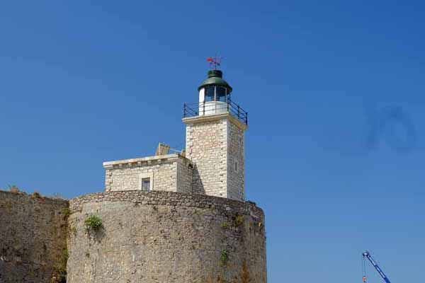 Lefkada Santa Maura Castle Leuchtturm