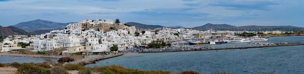 Panorama Naxos Stadt