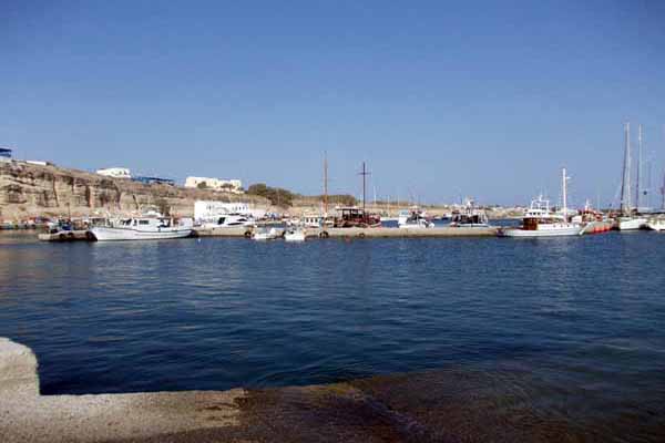 Vlychada Hafen